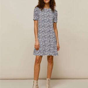 Whistles Monochrome Midi Dress